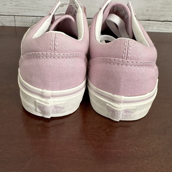 NWOB Vans Canvas Lace Up Skater Sneakers Men's 4 / Women's 5.5 Light Purple - Picture 5 of 9
